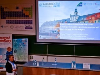 Wyróżnienie Polskiego Towarzystwa Chemicznego dla nauczyciela Budowlanki