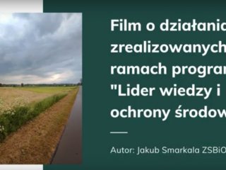 Udział w programie &#34;Lider wiedzy i ochrony środowiska&#34;