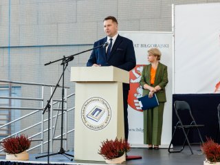 Uroczyste otwarcie wyremontowanej hali sportowej