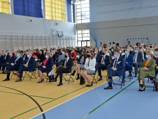 Uroczyste otwarcie wyremontowanej hali sportowej