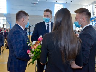 Uroczyste otwarcie wyremontowanej hali sportowej