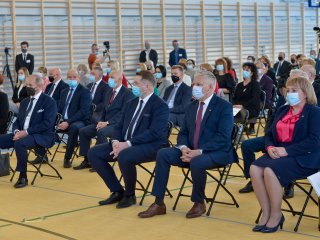 Uroczyste otwarcie wyremontowanej hali sportowej