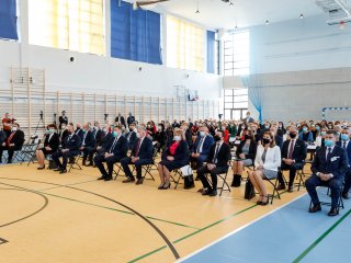 Uroczyste otwarcie wyremontowanej hali sportowej