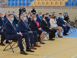 Uroczyste otwarcie wyremontowanej hali sportowej