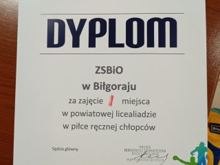 I miejsce w Mistrzostwach Powiatu w piłce ręcznej