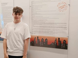 Mateusz laureatem ogólnopolskiego konkursu „Liryczne Jasło”