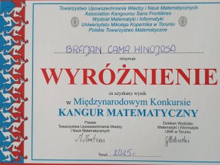 Sukcesy w Międzynarodowym Konkursie &#34;Kangur Matematyczny&#34;