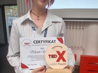  Uczennica ZSBIO na TEDx Lublin Youth 2025!