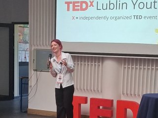  Uczennica ZSBIO na TEDx Lublin Youth 2025!