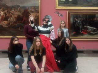 Wycieczka klas 1A i 1B LO do Krakowa