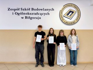 Nina najlepsza w Polsce! Liczna grupa uczniów z Budowlanki z sukcesami!