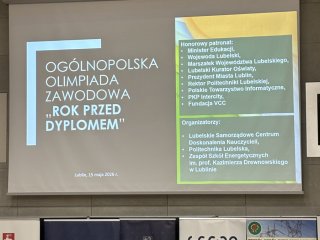 Tytuł laureata i podium w kraju dla uczennicy klasy IVaTB